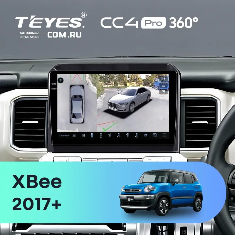 Штатная магнитола Teyes CC4 Pro 360 8/128 Suzuki XBee (2017-) Тип-B