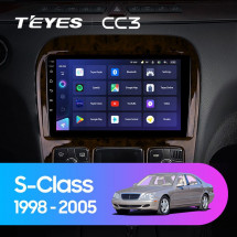 Штатная магнитола Teyes CC3 360 6/128 Mercedes Benz S-Class W220 VV220 (1998-2005)