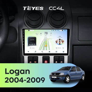 Штатная магнитола Teyes CC4L 6/64 с DTS Renault Logan 1 (2004-2009)