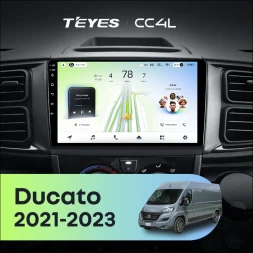 Штатная магнитола Teyes CC4L 6/64 с DTS Fiat Ducato Van L3H2 (2021-2023)