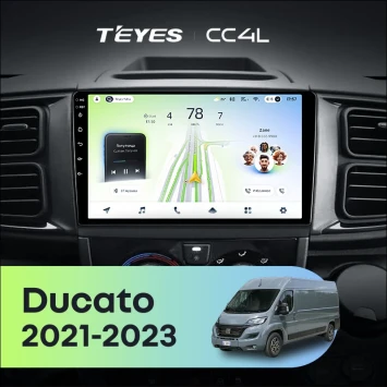 Штатная магнитола Teyes CC4L 6/64 с DTS Fiat Ducato Van L3H2 (2021-2023)