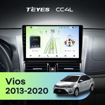 Штатная магнитола Teyes CC4L 6/64 с DTS Toyota Vios XP150 (2013-2020)