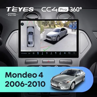 Штатная магнитола Teyes CC4 Pro 360 8/128 Ford Mondeo 4 (2006-2010) (11")