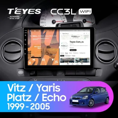 Штатная магнитола Teyes CC3L WiFi 2/32 Toyota Platz (1999-2005) F2