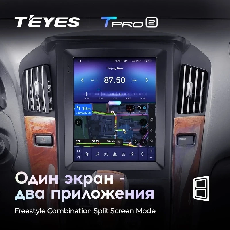 Штатная магнитола Tesla style Teyes TPRO 2 6/128 Lexus RX300 XU10 (1997-2003)