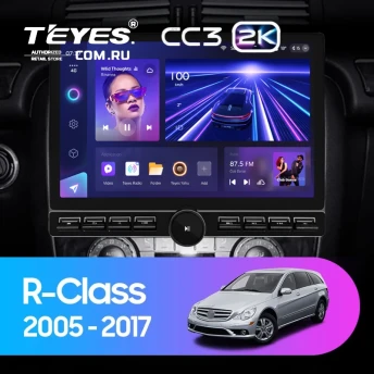 Штатная магнитола Teyes CC3 2K 6/128 Mercedes-Benz R-Class W251 R280 R300 R320 (2005-2017) F1 (13" с кнопками)