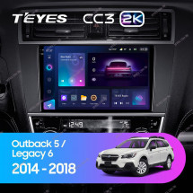 Штатная магнитола Teyes CC3 2K 4/32 Subaru Legacy 6 (2014-2017)