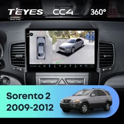 Штатная магнитола Teyes CC4 360 6/64 Kia Sorento 2 XM (2009-2012) Тип-A