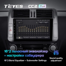 Штатная магнитола Teyes CC2 Plus 4/32 Toyota Land Cruiser Prado 150 (2009-2013) Тип-A