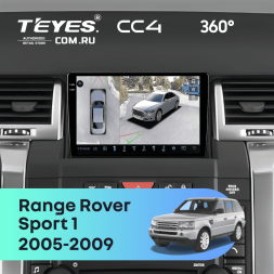 Штатная магнитола Teyes CC4 360 8/128 Land Rover Range Rover Sport 1 (2005-2009)