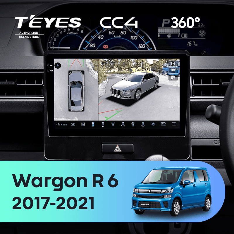 Штатная магнитола Teyes CC4 360 8/128 Suzuki Wagon R VI (2017-2021)