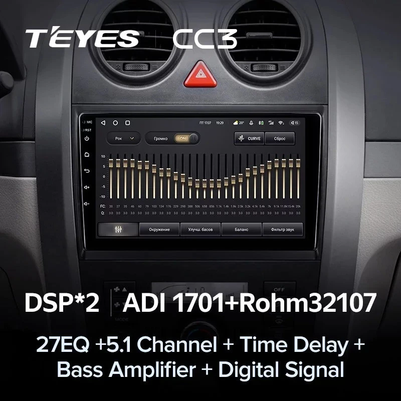 Штатная магнитола Teyes CC3 4/32 Great Wall Hover H3 H5 (2011-2016)