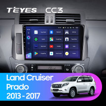 Штатная магнитола Teyes CC3 6/128 Toyota Land Cruiser Prado 150 (2013-2017)