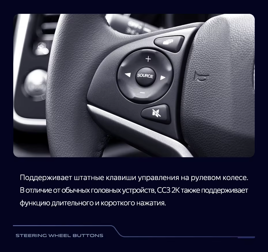 Штатная магнитола Teyes CC3 2K 4/64 Honda City (2014-2017) Тип-B