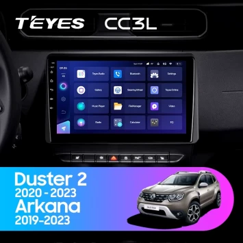 Штатная магнитола Teyes CC3L 4/32 Renault Arkana (2019-2023) F2
