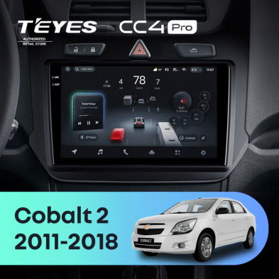 Штатная магнитола Teyes CC4 Pro 12/256 Chevrolet Cobalt 2 (2011-2018)