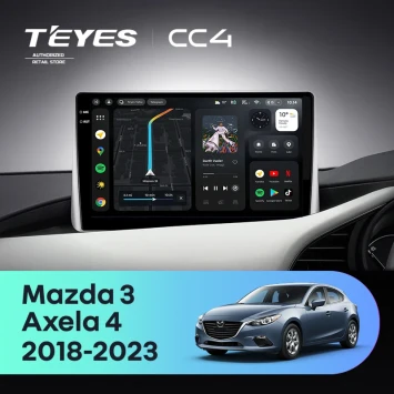 Штатная магнитола Teyes CC4 6/64 Mazda 3 (2018-2023) (0din)