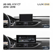 Штатная магнитола Teyes LUX ONE Audi A6 A6L C7 (2014-2018)