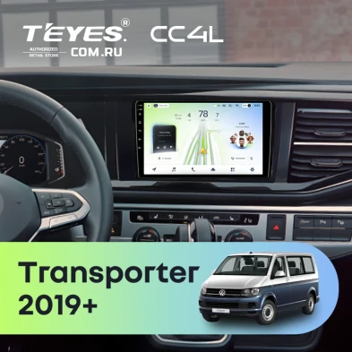 Штатная магнитола Teyes CC4L 6/64 Volkswagen Transporter (T6) 2019+