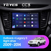 Штатная магнитола Teyes CC3 360 6/128 Subaru Legacy 5 (2009-2014)