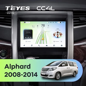 Штатная магнитола Teyes CC4L 6/64 с DTS Toyota Alphard H20 (2008-2014)