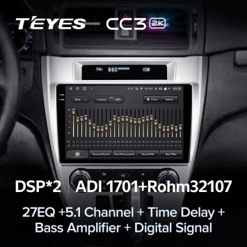 Штатная магнитола Teyes CC3 2K 4/64 Ford Mondeo (2009-2012) F3 (US EDITION)