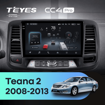 Штатная магнитола Teyes CC4 Pro 12/256 Nissan Teana J32 (2008-2013) Тип-B F3