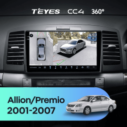Штатная магнитола Teyes CC4 360 6/64 Toyota Allion (2001-2007)