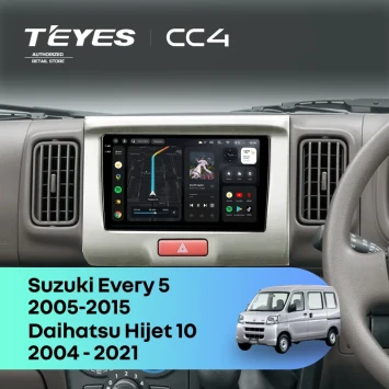 Штатная магнитола Teyes CC4 8/128 Suzuki Every 5 (2005-2015)