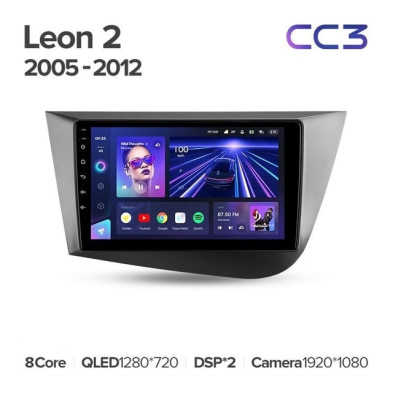 Штатная магнитола Teyes CC3L 4/64 Seat Leon 2 (2005-2012) F2