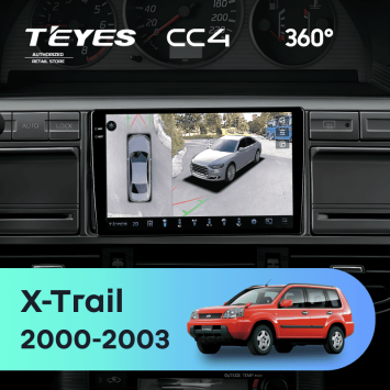 Штатная магнитола Teyes CC4 360 6/64 Nissan X-Trail 1 T30 (2000-2003)