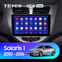 Штатная магнитола Teyes CC2L Plus 1/16 Hyundai Solaris 1 (2010-2016)