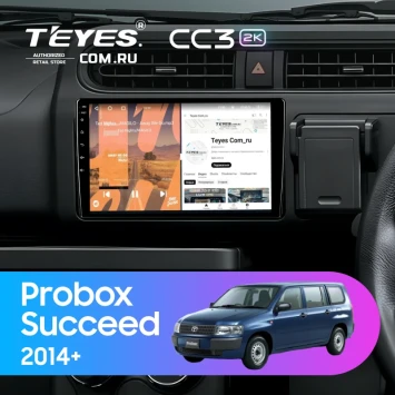 Штатная магнитола Teyes CC3 2K 4/32 Toyota Succeed (2014-2020)