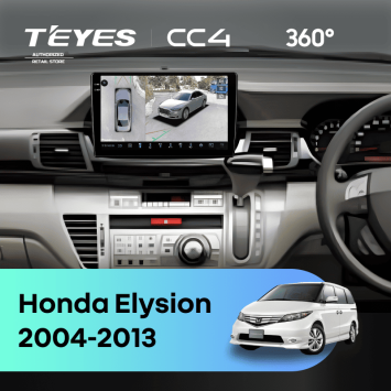 Штатная магнитола Teyes CC4 360 8/128 Honda Elysion (2004-2013)