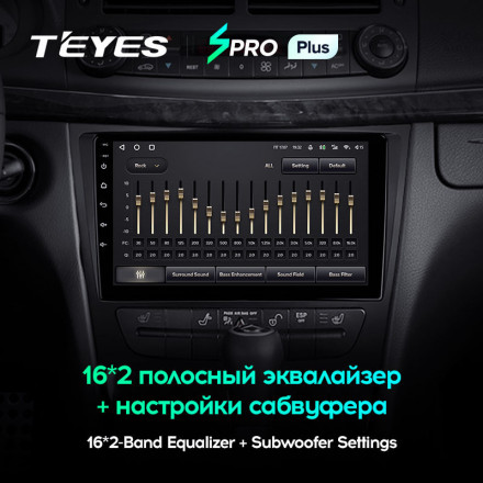 Штатная магнитола Teyes SPRO Plus 4/64 Mercedes Benz E-Class S211 W211 CLS-Class C219 (2002-2010)