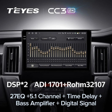 Штатная магнитола Teyes CC3 2K 4/32 Mitsubishi Delica D:5 (2018-2024)