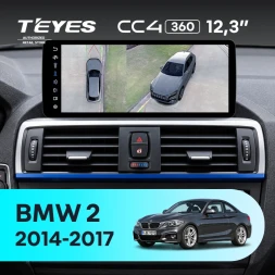 Штатная магнитола Teyes CC4 12.3" 360 6/64 BMW 2 (F22) (2014-2017)