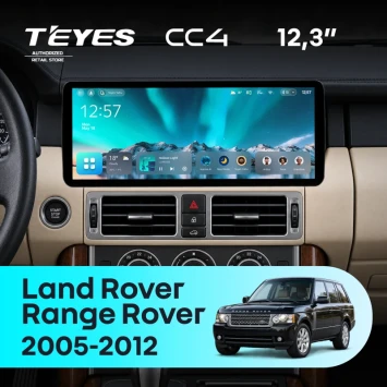 Штатная магнитола Teyes CC4 12.3" 6/64 Land Rover Range Rover (2005-2012)
