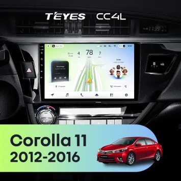 Штатная магнитола Teyes CC4L 6/64 с DTS Toyota Corolla (2012-2016) Тип-B