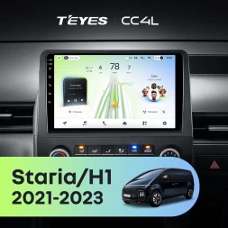 Штатная магнитола Teyes CC4L 6/64 с DTS Hyundai Staria H1 (2021-2023)
