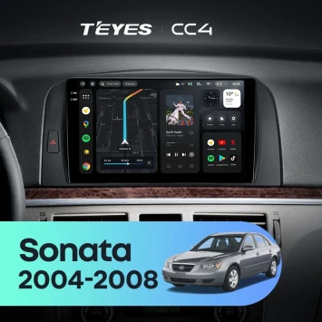 Штатная магнитола Teyes CC4 8/128 Hyundai Sonata NF (2004-2008)