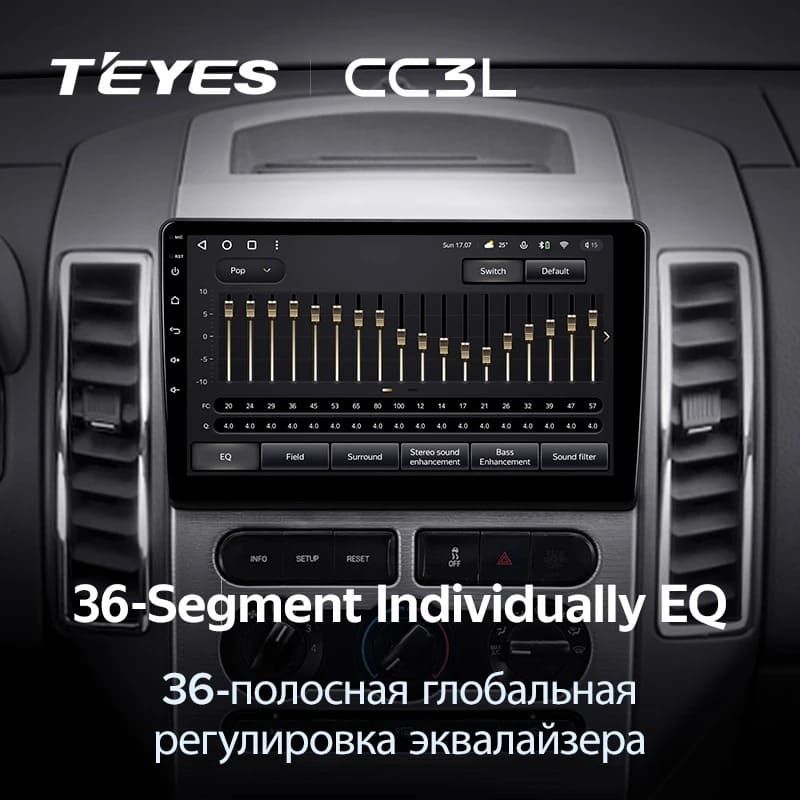 Штатная магнитола Teyes CC3L 4/64 Ford Edge 1 U387 (2006-2010)