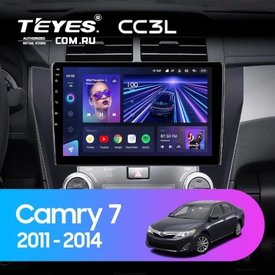 Штатная магнитола Teyes CC3L 4/32 Toyota Camry 7 XV 50 55 (2011-2014) (черная) F2