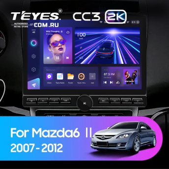 Штатная магнитола Teyes CC3 2K 6/128 Mazda 6 GG (2002-2007) (13&quot; с кнопками)
