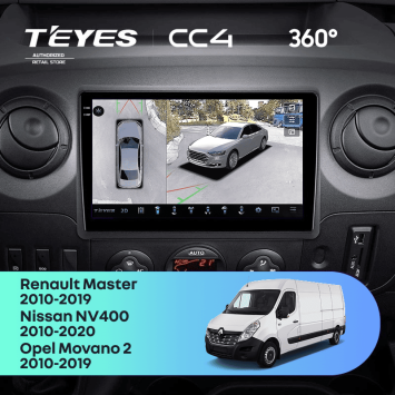 Штатная магнитола Teyes CC4 360 6/64 Opel Movano 2 (2010-2019) F1