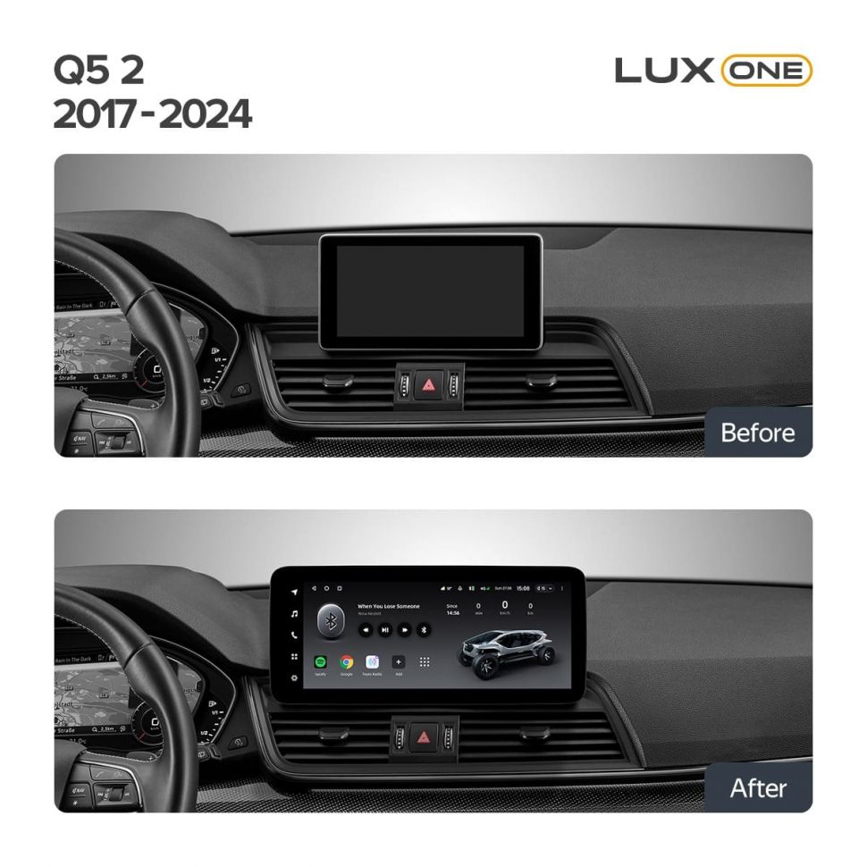 Переходная рамка Audi Q5 2 FY (2017-2024) (12,3&quot;)