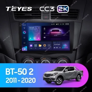 Штатная магнитола Teyes CC3 2K 6/128 Mazda BT-50 (2011-2020) F1