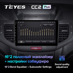 Штатная магнитола Teyes CC2 Plus 6/128 Honda Accord 8 (2008-2012)
