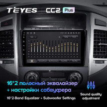 Штатная магнитола Teyes CC2L Plus 1/16 Mitsubishi Pajero 4 V80 V90 (2006-2022)