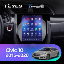 Штатная магнитола Tesla style Teyes TPRO 2 4/32 Honda Civic 10 FC FK 2015-2020